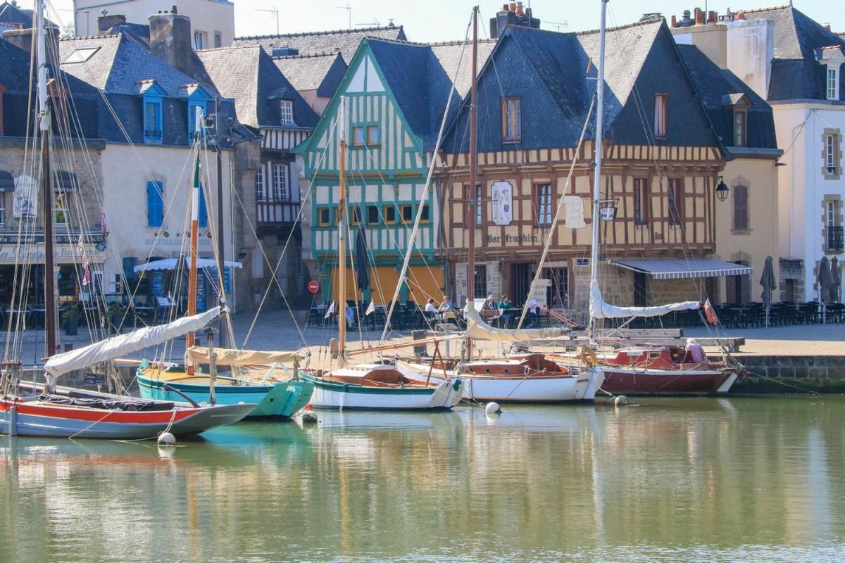 Le Kenav - Studio A 300 M Du Port Locmiquélic Eksteriør bilde