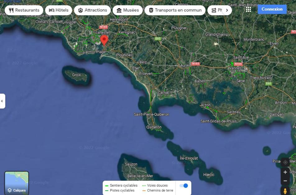 Le Kenav - Studio A 300 M Du Port Locmiquélic Eksteriør bilde